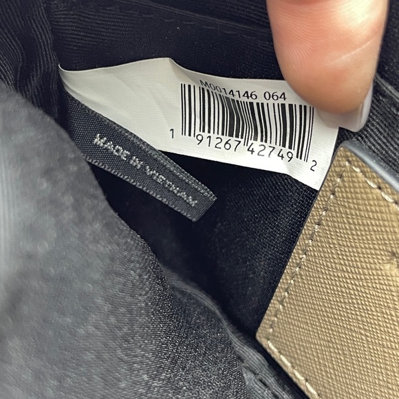 Marc Jacob Snapshot crossbody multi leather bag gray with dust bag gold strap - Picture 10 of 16